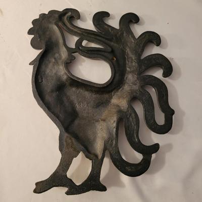 Cast Iron Rooster Door Stops and Wall Pieces (LR-DW)