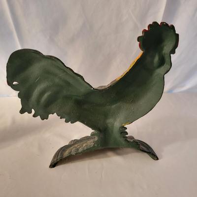 Cast Iron Rooster Door Stops and Wall Pieces (LR-DW)