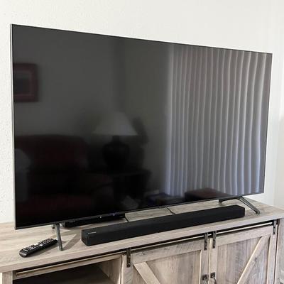SAMSUNG ~ 65â€ Crystal UHD 4K Smart TV & Sound Bar *Read Details