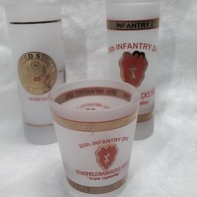 Lot of 3 Shot Glasses