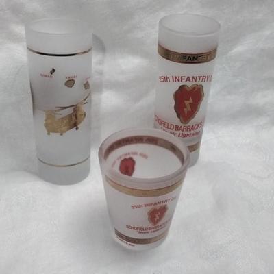 Lot of 3 Shot Glasses