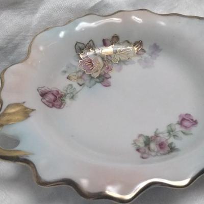 Antique German Porcelain Trinket Dish