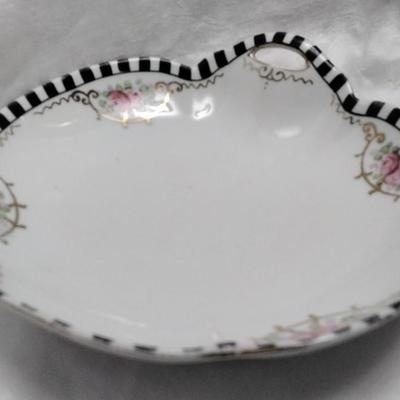 Hand Painted China Trinket Tray