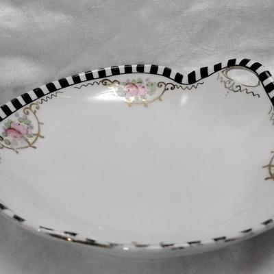 Hand Painted China Trinket Tray