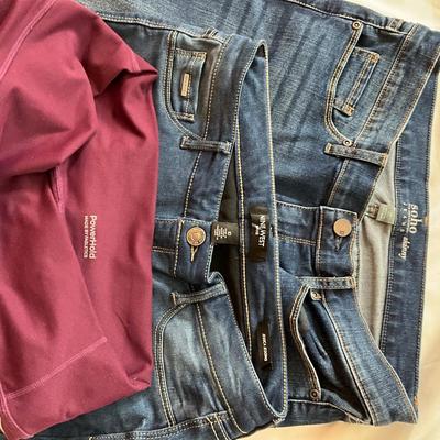 Soho NY & Co Jeans, Nine West jeans, Fabletics leggings size 10
