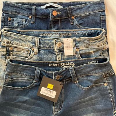 NEW American Eagle, NEW Rubberband, Celebrity Pink Shorts size 9/10