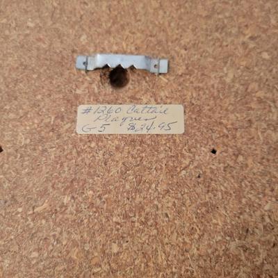 Vintage Copper and Wood Wall Plaques (LR-DW)