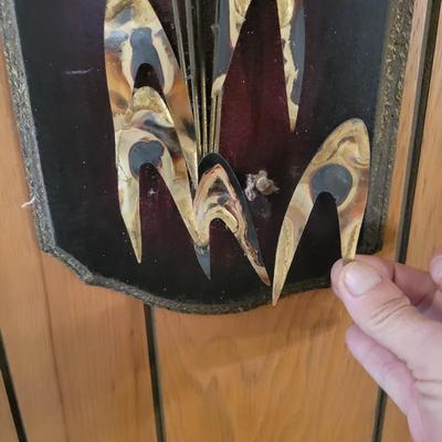 Vintage Copper and Wood Wall Plaques (LR-DW)