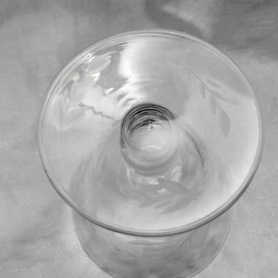 Etched Glass Snifter