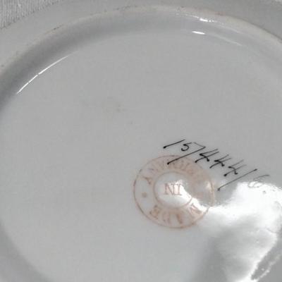 1906 PRUSSIA ROYAL RUDOLSTADT PORCELAIN PLATE TRAY