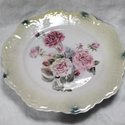 Antique Porcelain Plate Made In Bavaria