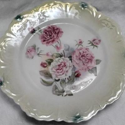 Antique Porcelain Plate Made In Bavaria