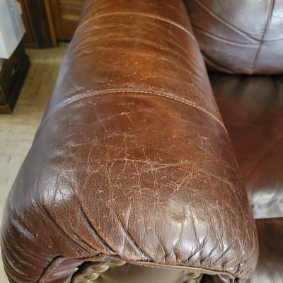 Pair of Lane Furniture Leather Recliners (LR-DW)