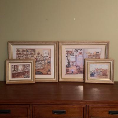 Four Framed Kay Lamb Shannon Prints (B1-HS)