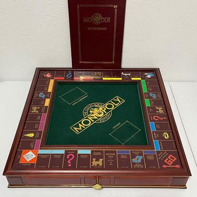 THE FRANKLIN MINT ~ Deluxe Monopoly Set ~ Collectors Edition