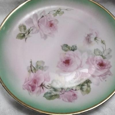 Antique 8" Handpainted Bavarian Plate