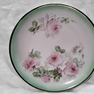 Antique 8" Handpainted Bavarian Plate