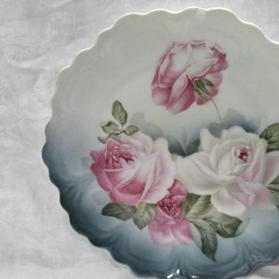 Antique 9" Handpainted Bavarian Plate