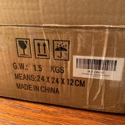 Two Mounting Crystal Chandeliers, New in Box (B1-HS)