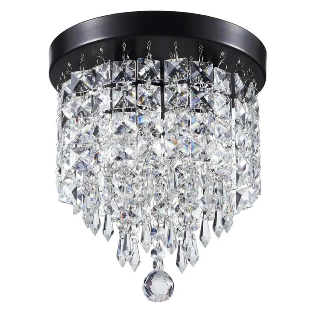 Two Mounting Crystal Chandeliers, New in Box (B1HS)