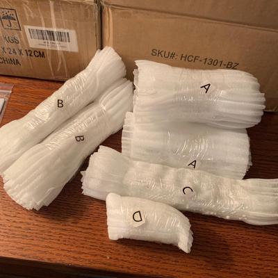 Two Mounting Crystal Chandeliers, New in Box (B1-HS)