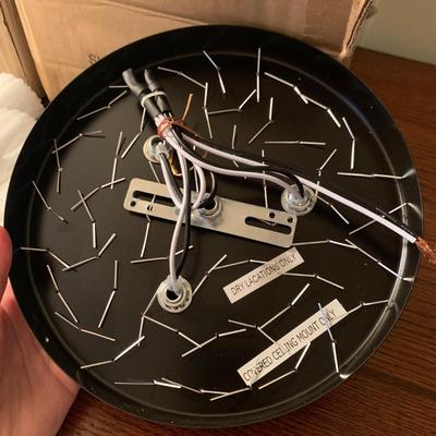 Two Mounting Crystal Chandeliers, New in Box (B1-HS)