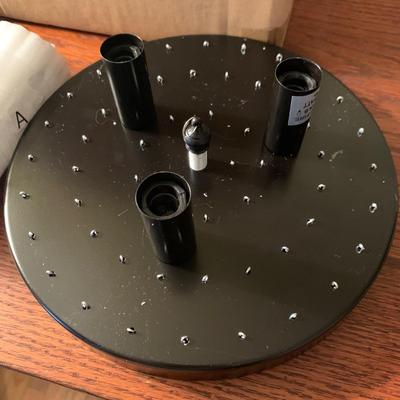 Two Mounting Crystal Chandeliers, New in Box (B1-HS)