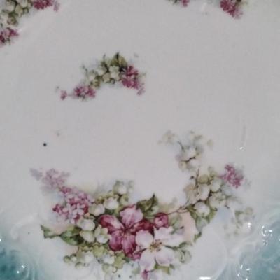 9" Bavarian Hand Painted Plate