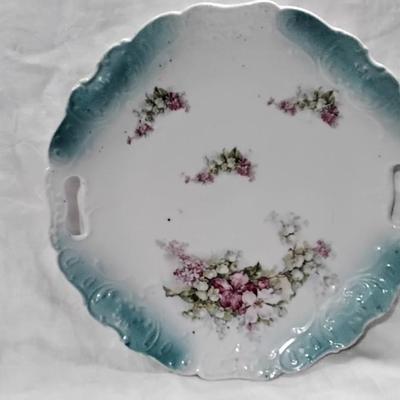 9" Bavarian Hand Painted Plate