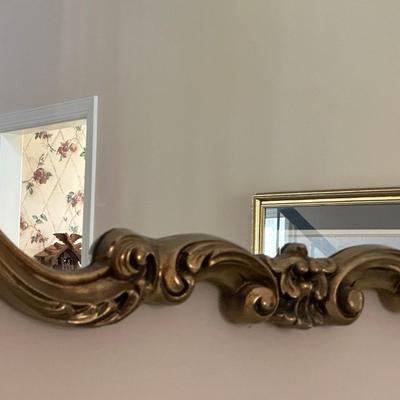 Gold Shell Decorated Mirror