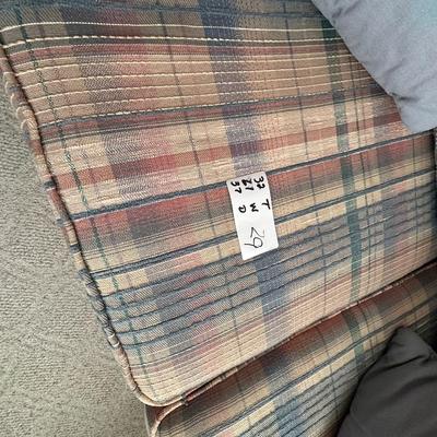 Plaid Loveseat