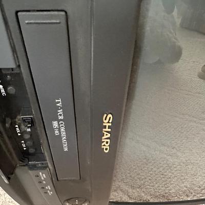 Vintage Sharpe TV VCR Combo