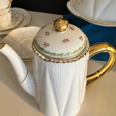 Antique Shelley Fine Bone China Tea/Coffee Set - 13 Pieces