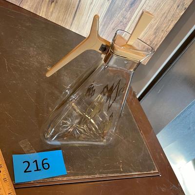 Cool vintage triangle coffee carafe