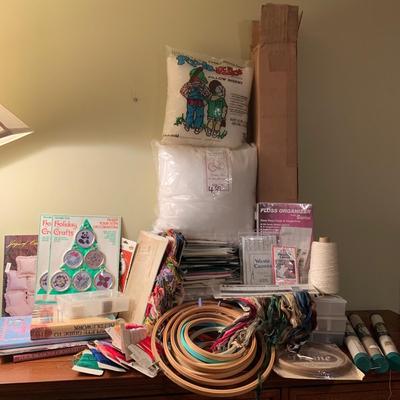 Large Collection of Needlework Supplies (B1-HS)