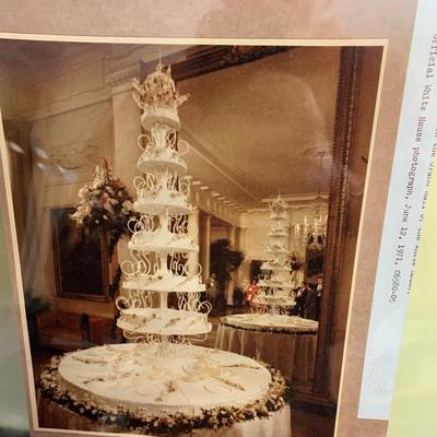 1971 Authentic Wedding Cake Piece From Trisha Nixon At The White House Rose Garden