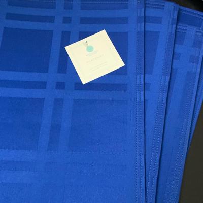 Like New Entertaining Lot - Blue Table Clothes, Placemats, Napkins