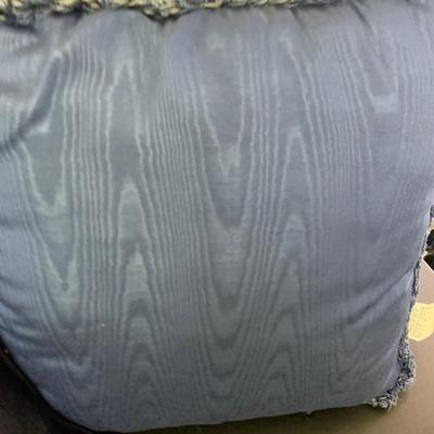 Blue 15â€ Throw Pillow Lot