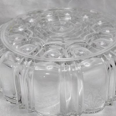 Anchor Hocking Old Cafe Clear Depression Glass Candy Dish