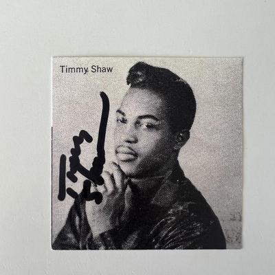 Timmy Shaw signed photo