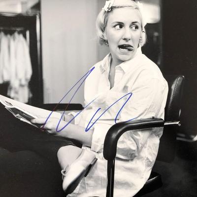 Lena Dunham signed photo