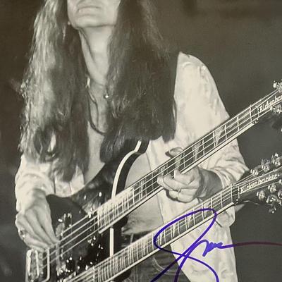 Rush signed photo