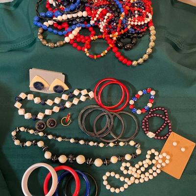 Colorful beaded jewelry
