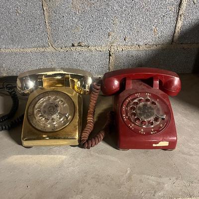 Two Bell System Rotary Phones (BS1-MG)