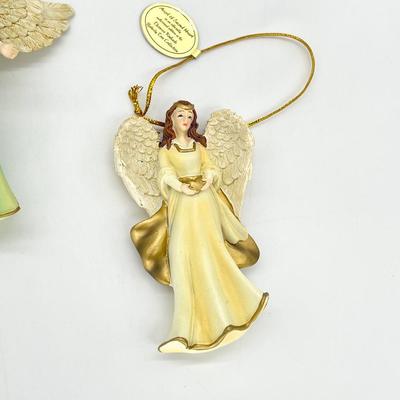 BRANFORD EXCHANGE ~ Thomas Kinkade ~ Nativity Tree Collection ~ Set Of Ten (10) Angel Ornaments