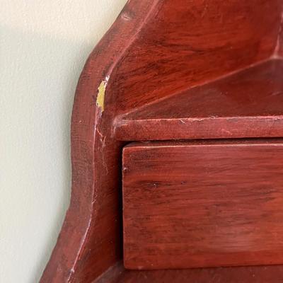 Hanging Corner Shelf Unit (B2-RG)