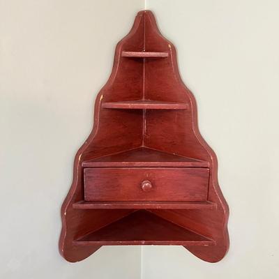 Hanging Corner Shelf Unit (B2-RG)