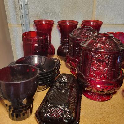 Red and Green Decorative Glass (BS2-DW)
