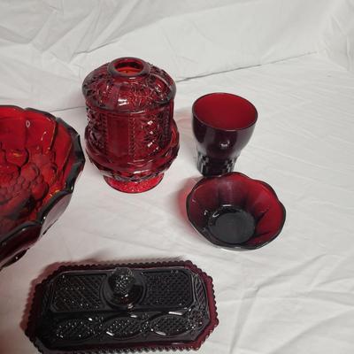 Red and Green Decorative Glass (BS2-DW)