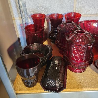 Red and Green Decorative Glass (BS2-DW)